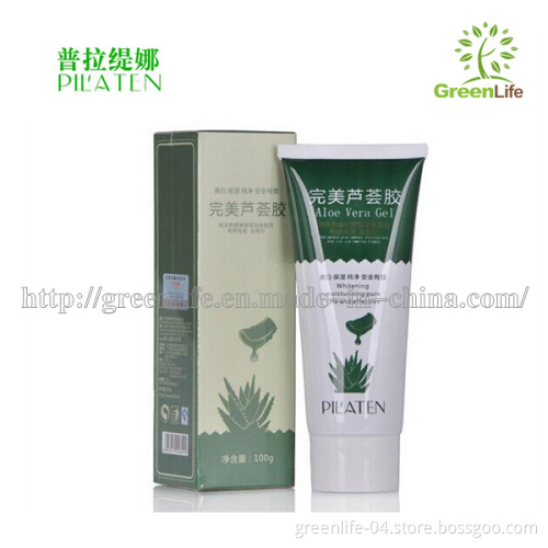 Pilaten Perfect Aloe Vera Gel, Moisturizing, Anti-Sensitive, Anti-Wrinkle, Anti-Freckle, Remove Scar Acne, Oil Control, 100g/PCS